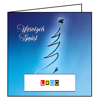 Projekt  - Kartka składana BN1 - Kartka świąteczna dla firm - podgląd miniaturka